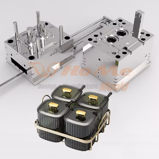 OEM Cheap Price High Quality Kitchen Household Plastic Seasoning Box Mould Injection Mould for Seasoning Storage Box