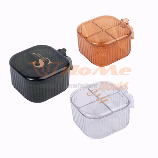 Preço barato OEM de cozinha de alta qualidade Caixa de tempero de plástico doméstico Molde de injeção para caixa de armazenamento de temperos